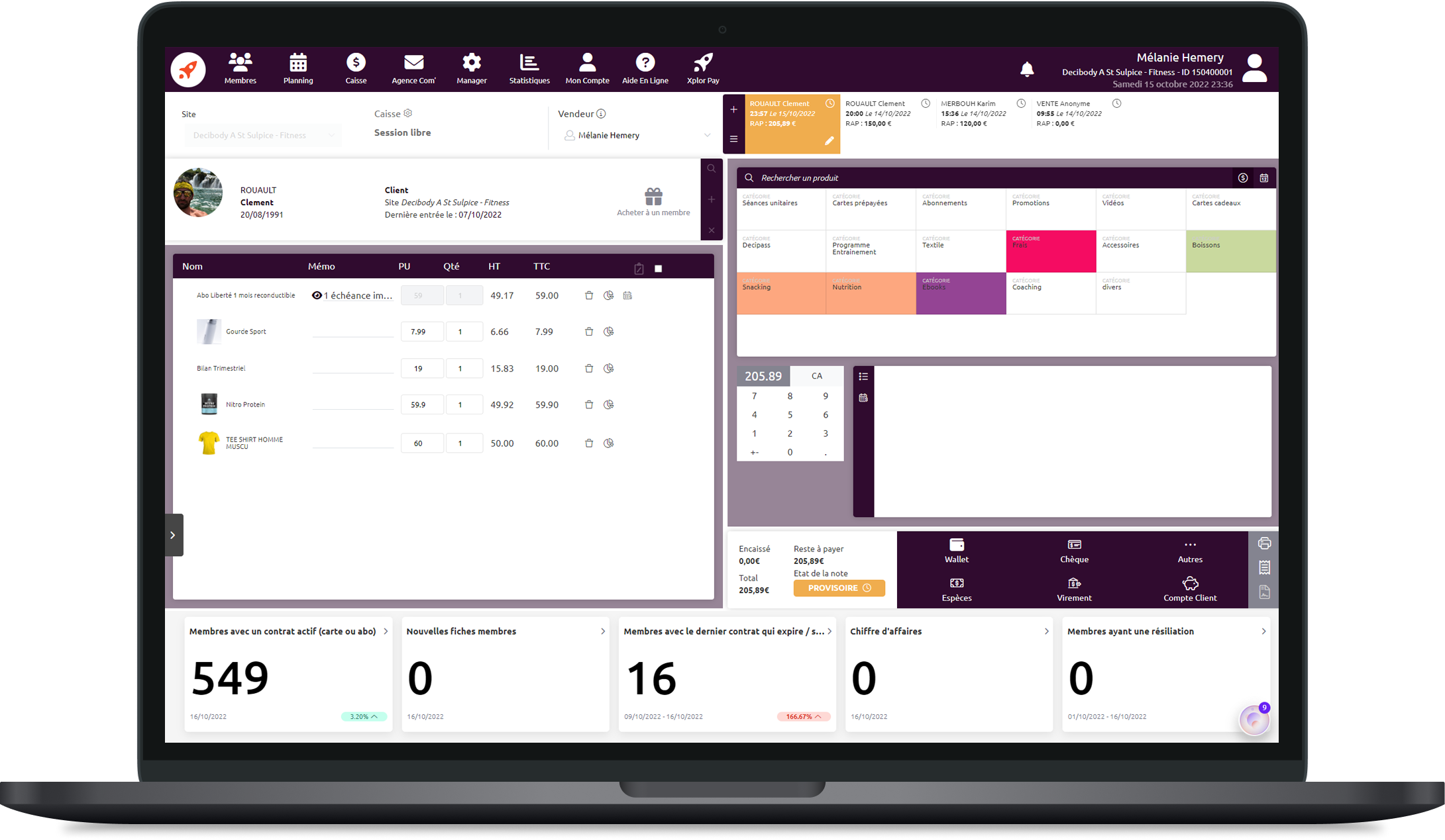 screenshot of Xplor Deciplus
